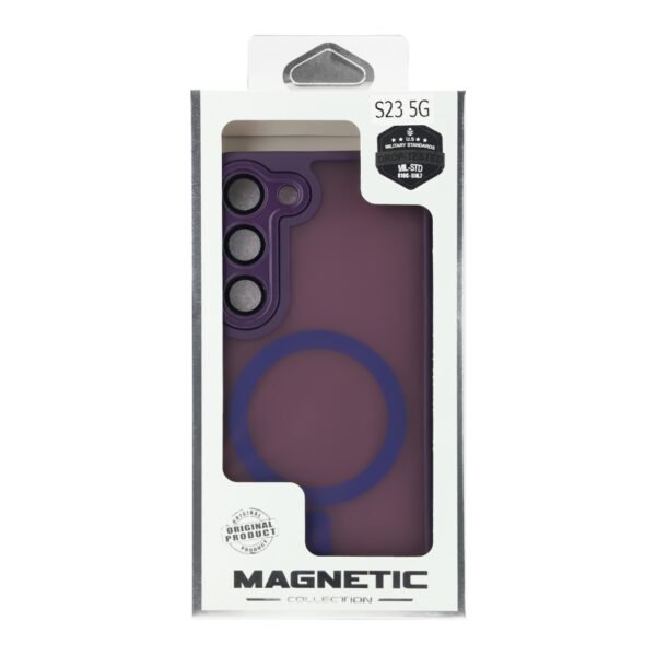 Чохол TPU+PC Magnetic Matte Camera Lens with Magsafe для Samsung Galaxy S23 5G (S911)