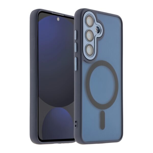 Чохол TPU+PC Magnetic Matte Camera Lens with Magsafe для Samsung Galaxy S24 5G (S921)