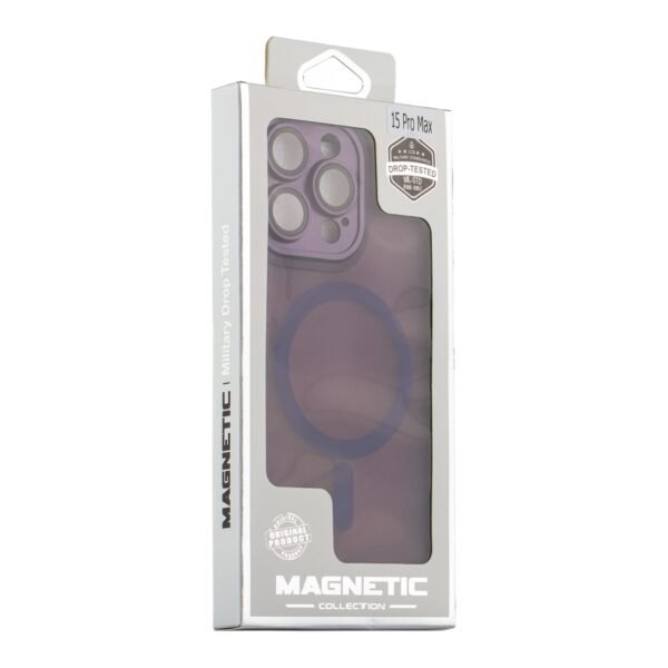 Чохол TPU+PC Magnetic Matte Camera Lens with Magsafe для iPhone 15 Pro Max