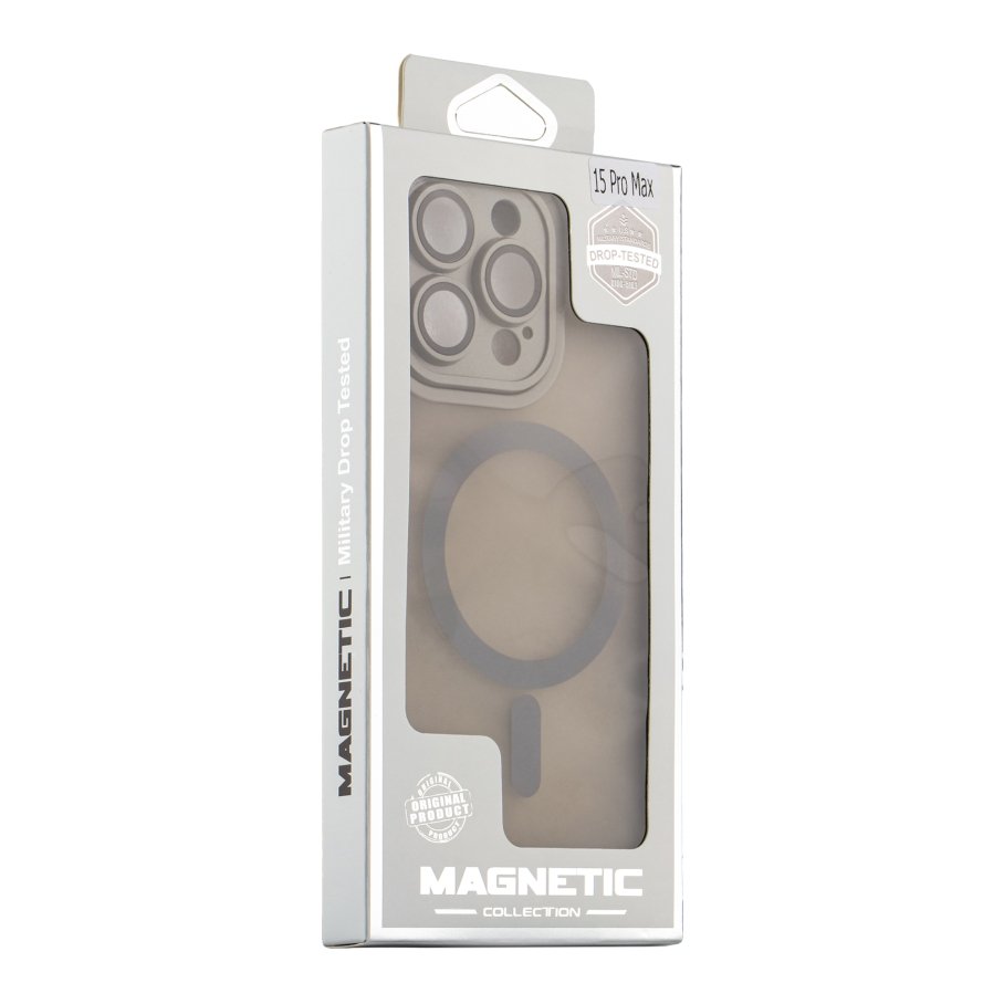 Чохол TPU+PC Magnetic Matte Camera Lens with Magsafe для iPhone 15 Pro Max - Зображення 8