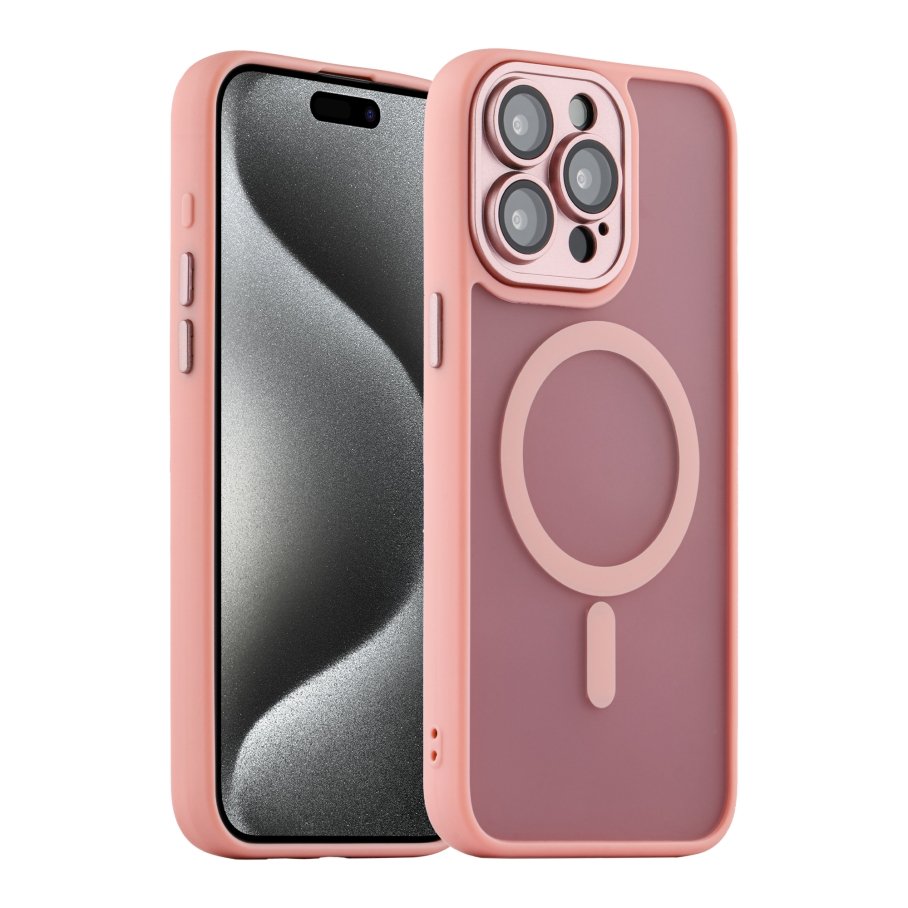 Чохол TPU+PC Magnetic Matte Camera Lens with Magsafe для iPhone 15 Pro Max - Зображення 2