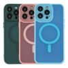 Чохол TPU+PC Magnetic Matte Camera Lens with Magsafe для iPhone 15 Pro Max