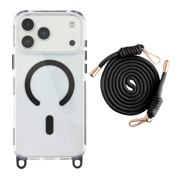 Чохол TPU+PC LanyardCase with MagSafe для iPhone 17 Pro