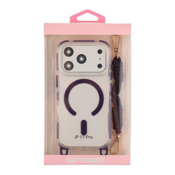 Чохол TPU+PC LanyardCase with MagSafe для iPhone 17 Pro