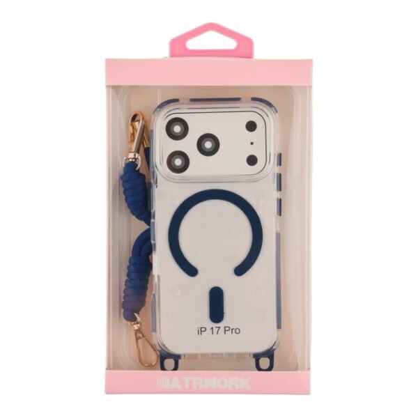 Чохол TPU+PC LanyardCase with MagSafe для iPhone 17 Pro