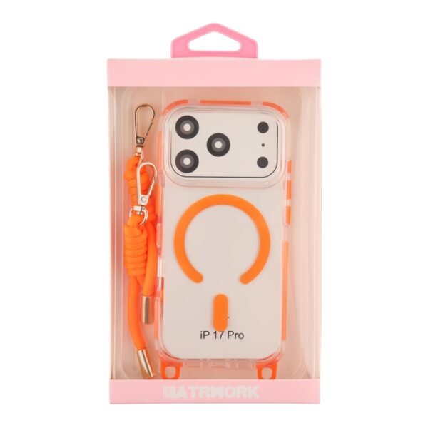 Чохол TPU+PC LanyardCase with MagSafe для iPhone 17 Pro