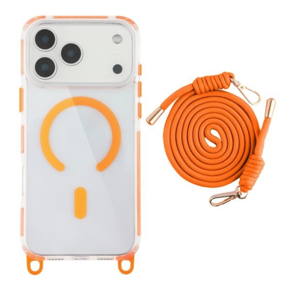 Чохол TPU+PC LanyardCase with MagSafe для iPhone 17 Pro