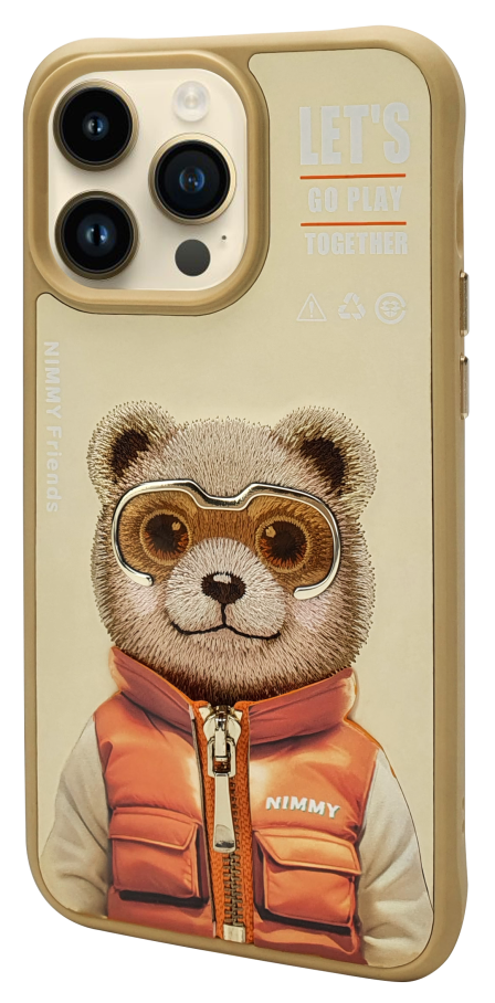 Чохол TPU+PC Nimmy 3D with Metal Buttons для iPhone 15 Pro Max