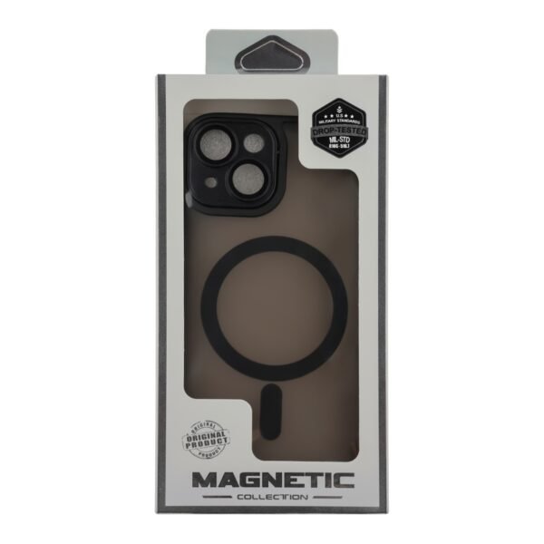 Чохол TPU+PC Magnetic Matte Camera Lens with Magsafe для iPhone 13