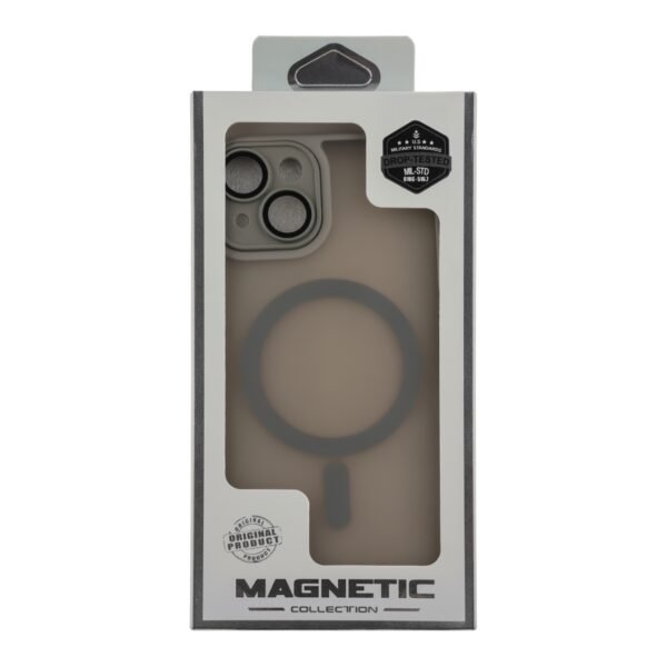 Чохол TPU+PC Magnetic Matte Camera Lens with Magsafe для iPhone 13