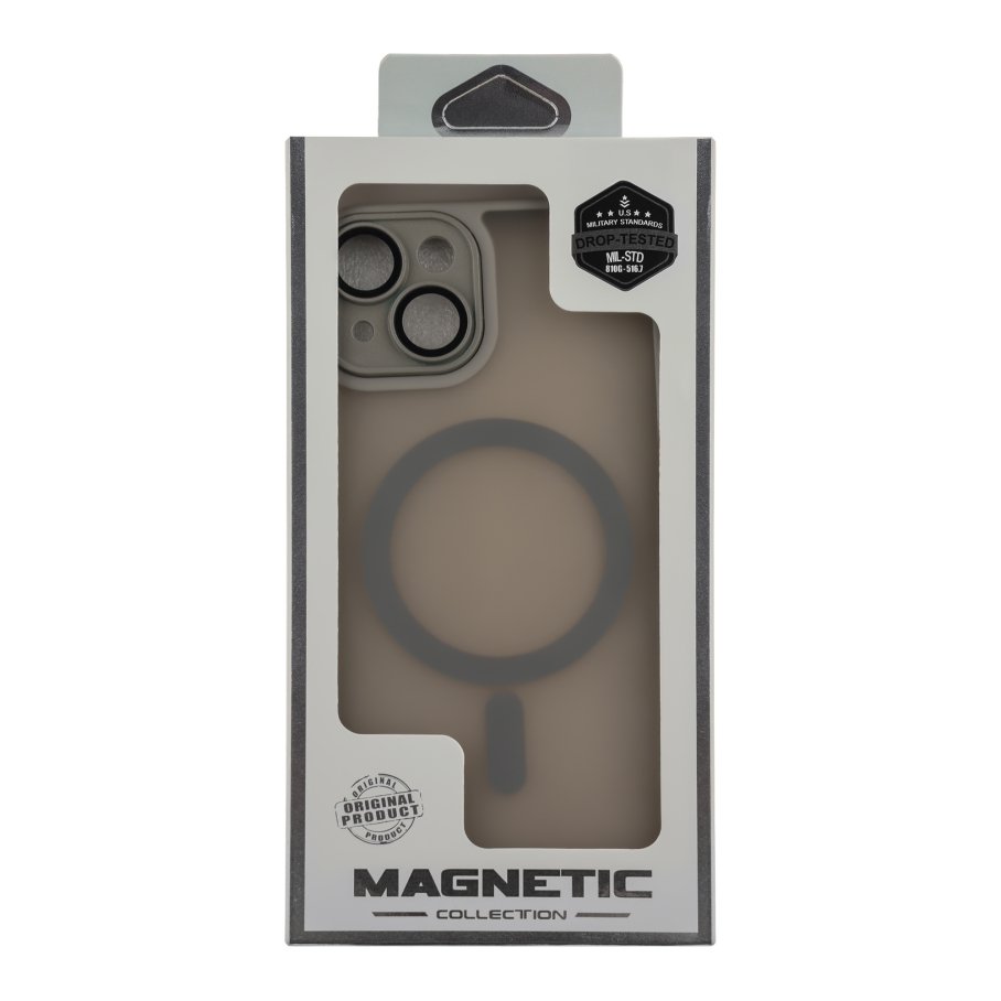 Чохол TPU+PC Magnetic Matte Camera Lens with Magsafe для iPhone 13 - Зображення 6
