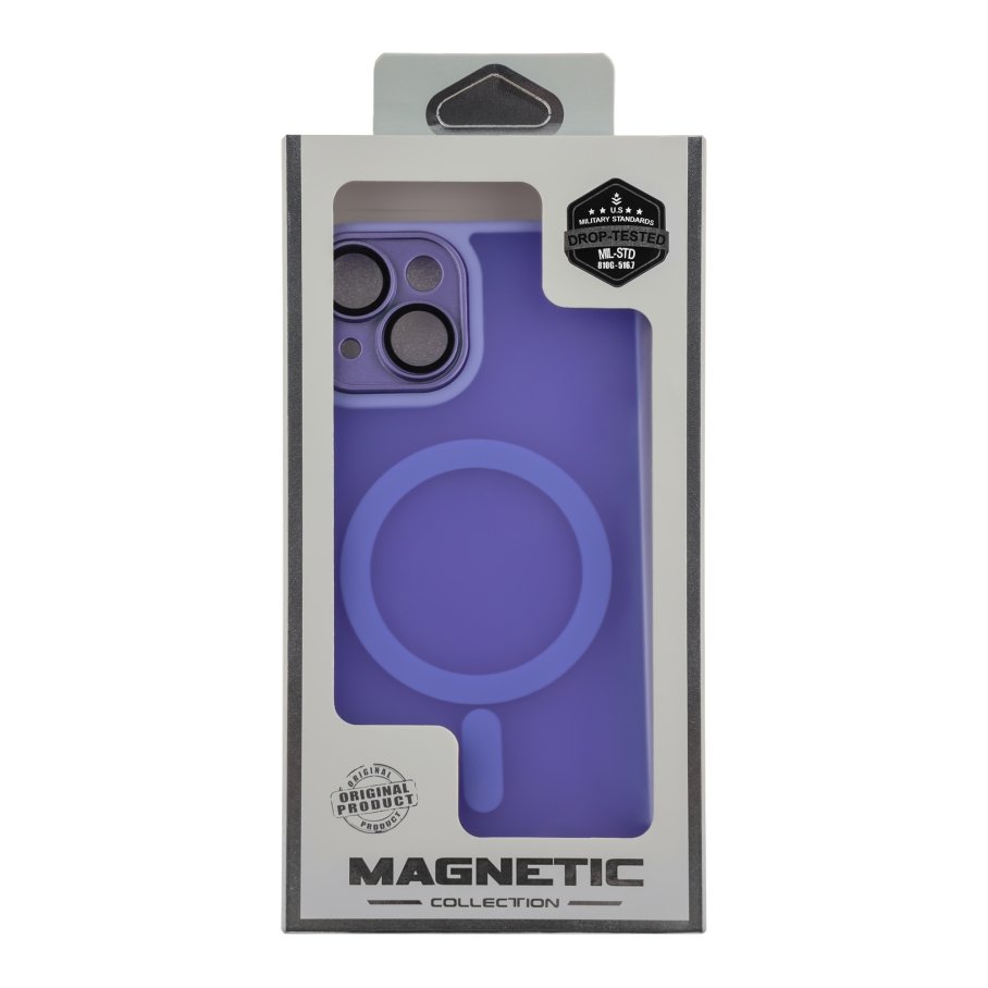 Чохол TPU+PC Magnetic Matte Camera Lens with Magsafe для iPhone 13 - Зображення 5