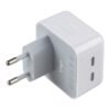Мережевий Зарядний Пристрій For IP Square 2USB-C PD25W+PD25W Total 50W 1:1