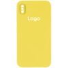 Чохол Silicone Case Square Full Camera для iPhone X/Xs