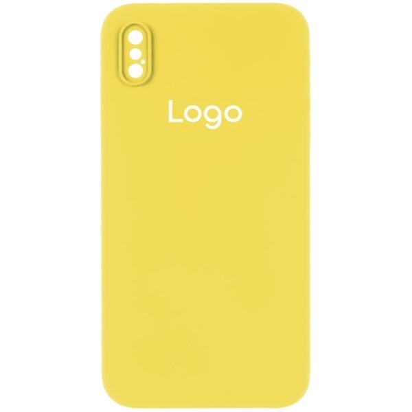 Чохол Silicone Case Square Full Camera для iPhone X/Xs