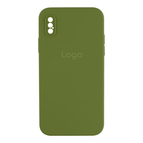 Чохол Silicone Case Square Full Camera для iPhone X/Xs