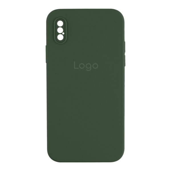 Чохол Silicone Case Square Full Camera для iPhone X/Xs