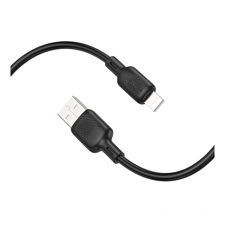 Кабель USB Borofone BX113 Silicone Lightning 2.4A 2m - Зображення 3