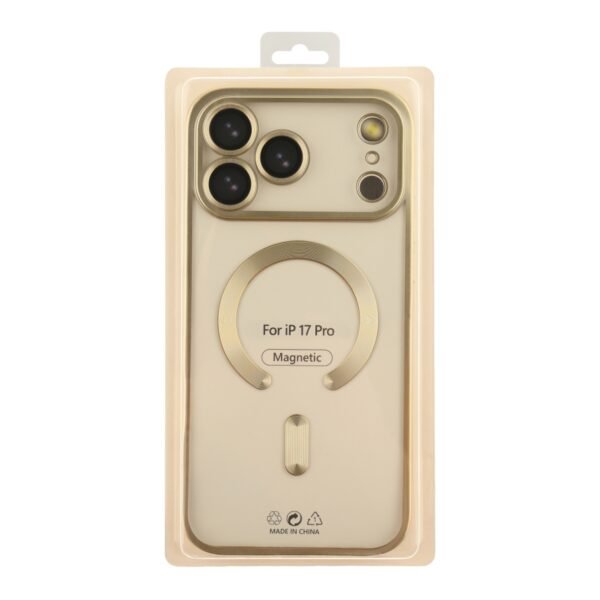 Чохол TPU Metallic Chrome Full Camera with Magsafe для iPhone 17 Pro