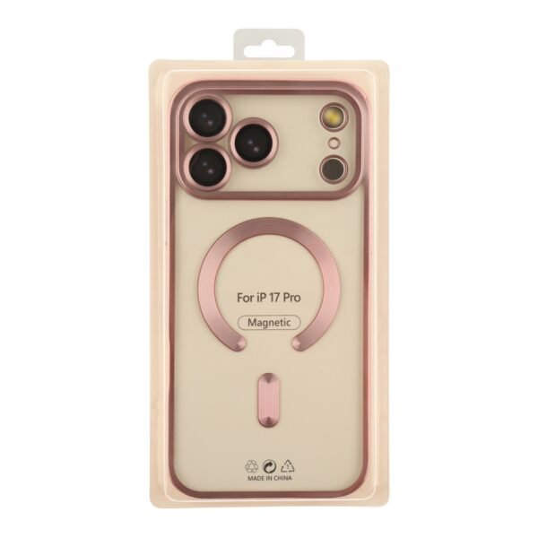 Чохол TPU Metallic Chrome Full Camera with Magsafe для iPhone 17 Pro