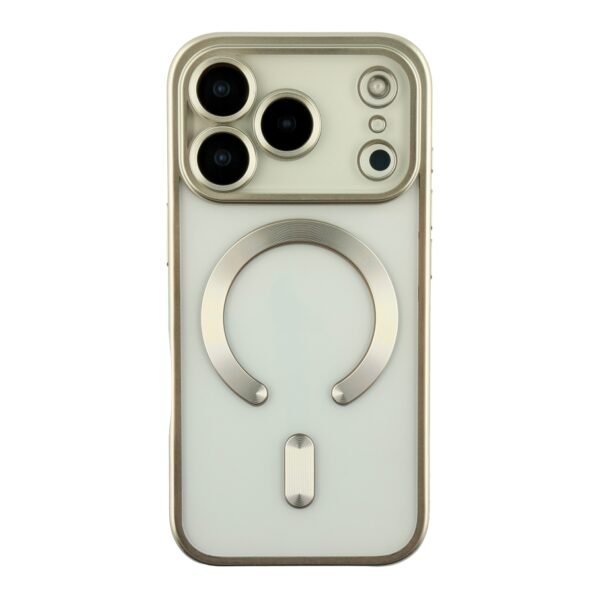 Чохол TPU Metallic Chrome Full Camera with Magsafe для iPhone 17 Pro