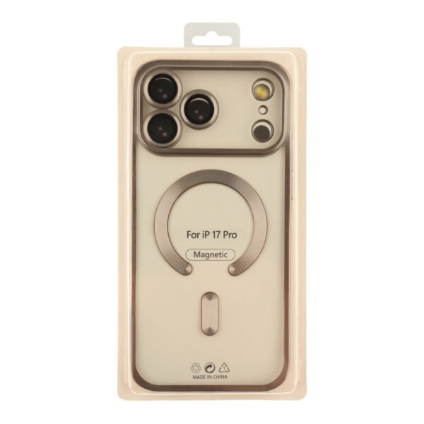 Чохол TPU Metallic Chrome Full Camera with Magsafe для iPhone 17 Pro