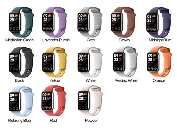 Ремінець для Xiaomi Mi Band 8 Pro/Mi Band 9 Pro/Redmi Watch 4 Silicone