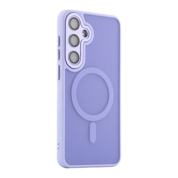 Чохол TPU+PC Magnetic Matte Camera Lens with Magsafe для Samsung Galaxy S24 FE 5G (S721)