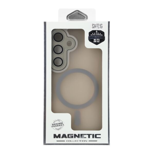 Чохол TPU+PC Magnetic Matte Camera Lens with Magsafe для Samsung Galaxy S24 FE 5G (S721)
