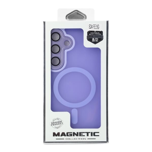 Чохол TPU+PC Magnetic Matte Camera Lens with Magsafe для Samsung Galaxy S24 FE 5G (S721)