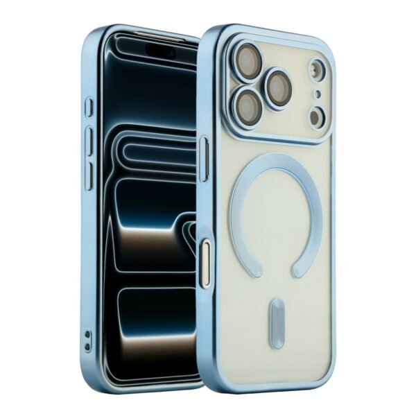 Чохол TPU Metallic Chrome Full Camera with Magsafe для iPhone 17 Pro Max