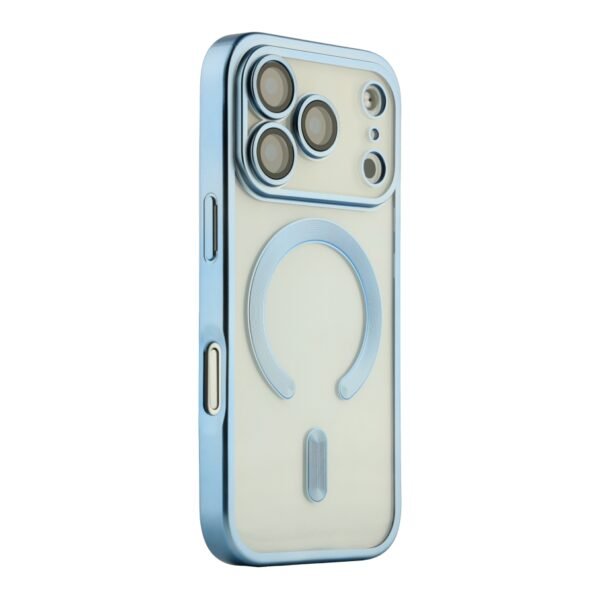 Чохол TPU Metallic Chrome Full Camera with Magsafe для iPhone 17 Pro Max