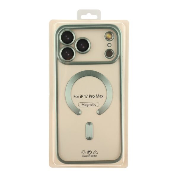 Чохол TPU Metallic Chrome Full Camera with Magsafe для iPhone 17 Pro Max