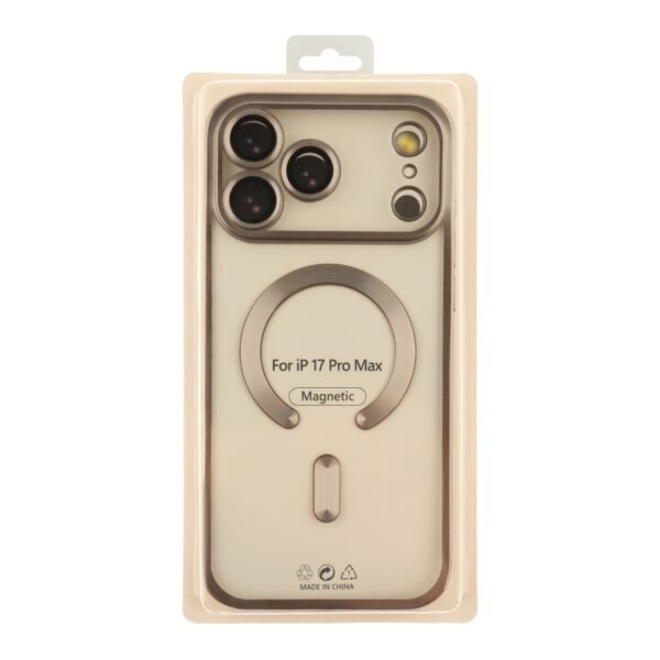Чохол TPU Metallic Chrome Full Camera with Magsafe для iPhone 17 Pro Max