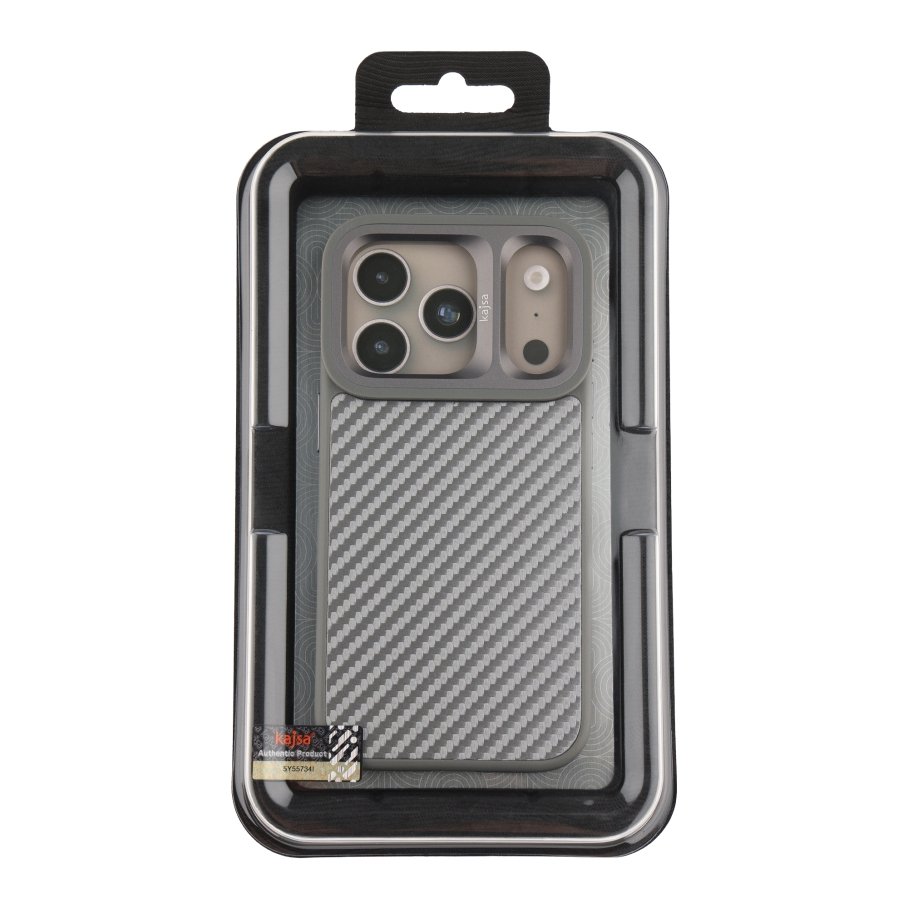 Чохол Kajsa Glamorous Collection Straw Mat Pattern with MagSafe для iPhone 17 Pro Max - Зображення 5