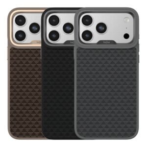 Чохол Kajsa Glamorous Collection Pyramid Pattern with MagSafe для iPhone 17 Pro